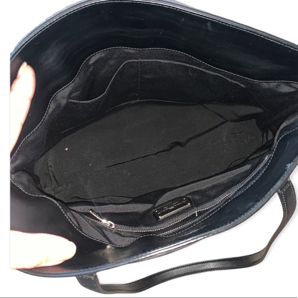 Salvatore Ferragamo Bag Black Leather Shoulder Tote Bag - Picture 6 of 16
